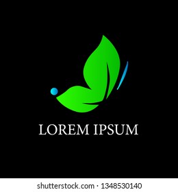 leaf logo icon, symbol, sign for nature, farm or agriculture company