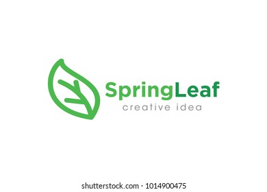 Leaf Logo and Icon Template