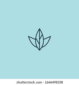 Leaf logo Icon template design in Vector illustration .
