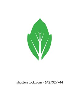 LEAF LOGO ICON TEMPLATE SYMBOL DESIGN