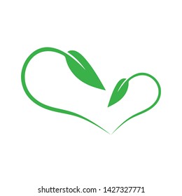 LEAF LOGO ICON TEMPLATE SYMBOL DESIGN