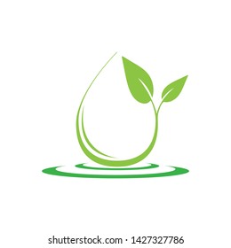 LEAF LOGO ICON TEMPLATE SYMBOL DESIGN