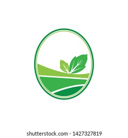 LEAF LOGO ICON TEMPLATE SYMBOL DESIGN