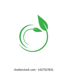 LEAF LOGO ICON TEMPLATE SYMBOL DESIGN