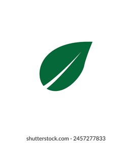 Diseño de Plantilla de Ilustración vectorial de logotipo de hoja 