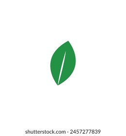 leaf logo icon vector illustration template design 