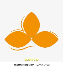 leaf logo, icon, vector illustration EPS 10