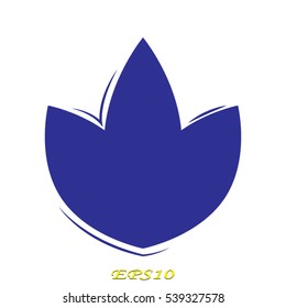 leaf logo, icon, vector illustration EPS 10