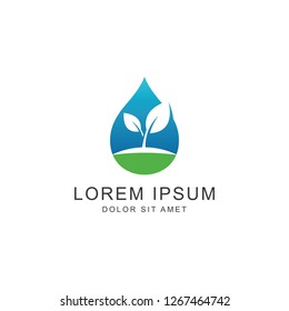 Leaf Logo, icon vector logo template