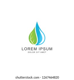 Leaf Logo, icon vector logo template