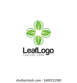 Leaf Logo and Icon Vector Template