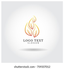 Leaf Logo Icon Vector Template