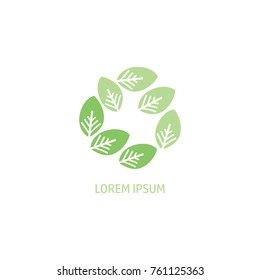 Leaf Logo Icon Vector Template