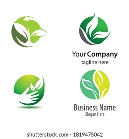 Leaf logo images illustration design