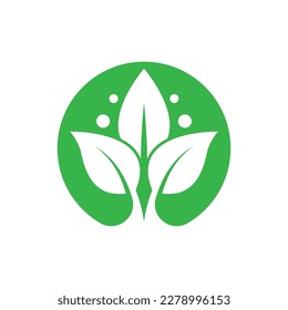 Leaf logo images illustration design