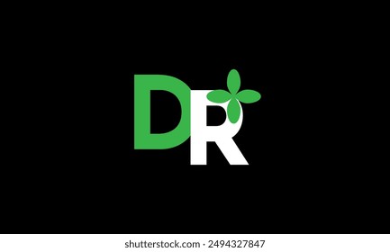 Leaf Logo Initial Green Nature