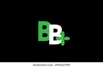 Leaf Logo Initial Green Nature