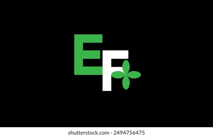 Leaf Logo Initial Green Nature