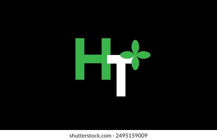 Leaf Logo Inicial Verde Naturaleza