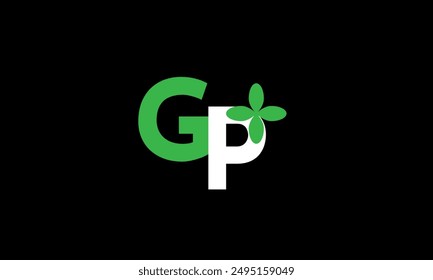 Leaf Logo Initial Green Nature