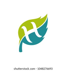 Leaf Logo With Letter H