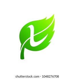 Leaf Logo With Letter L