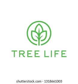 Leaf Logo with Line Concept. Modern Foliage Symbol. Fresh Leaves And Natural Icon.