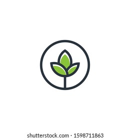 Leaf logo medical designs concept 