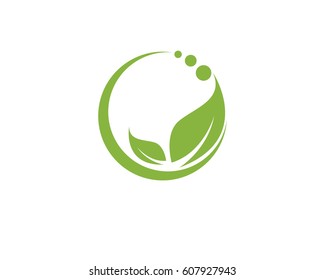 Leaf logo natural health