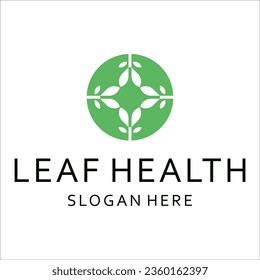 Leaf Logo Natural Health Stock Vector (Royalty Free)