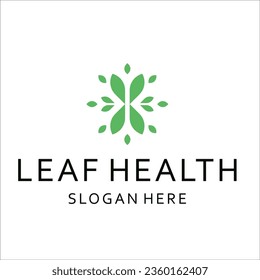 Leaf Logo Natural Health Stock Vector (Royalty Free)