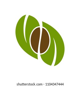 leaf logo. Nature icon. ecology symbol. vector eps 08.