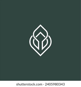 leaf logo. Nature icon. ecology symbol. vector