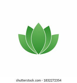 Símbolo de naturaleza del logotipo de la hoja