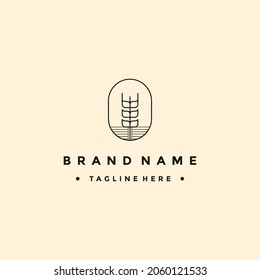 leaf logo nature vector design template