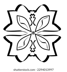 Leaf logo on a white background