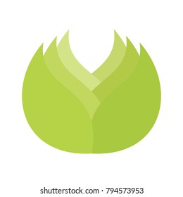 leaf logo organic