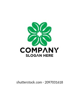 Leaf, logo, organic, wellness, people, plant, ecology, nature design icon