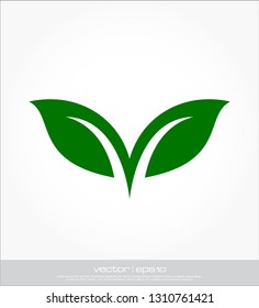 leaf logo ornament