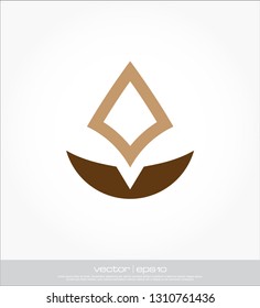leaf logo ornament