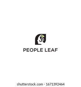 icono del logotipo de la hoja vectorial