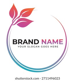 The leaf logo represents growth renewal and a deep connection to nature