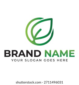The leaf logo represents growth renewal and a deep connection to nature