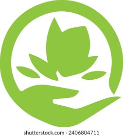 leaf logo royalty vector image