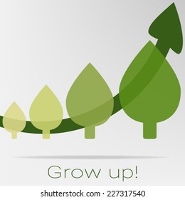 Leaf logo, seasonal autumn concept, branding logotype design