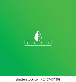 leaf logo with the shape of a half-striped plant makes this design. unique, modern, simple.
 
