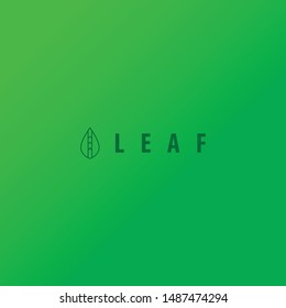 leaf logo with the shape of the plant in it makes a striped design. unique, modern.
 
