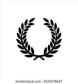 Blatt Logo Silhouette Vektordesign.