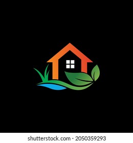 leaf logo simple clean and elegance