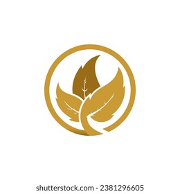 leaf logo Simple, clean and elegant